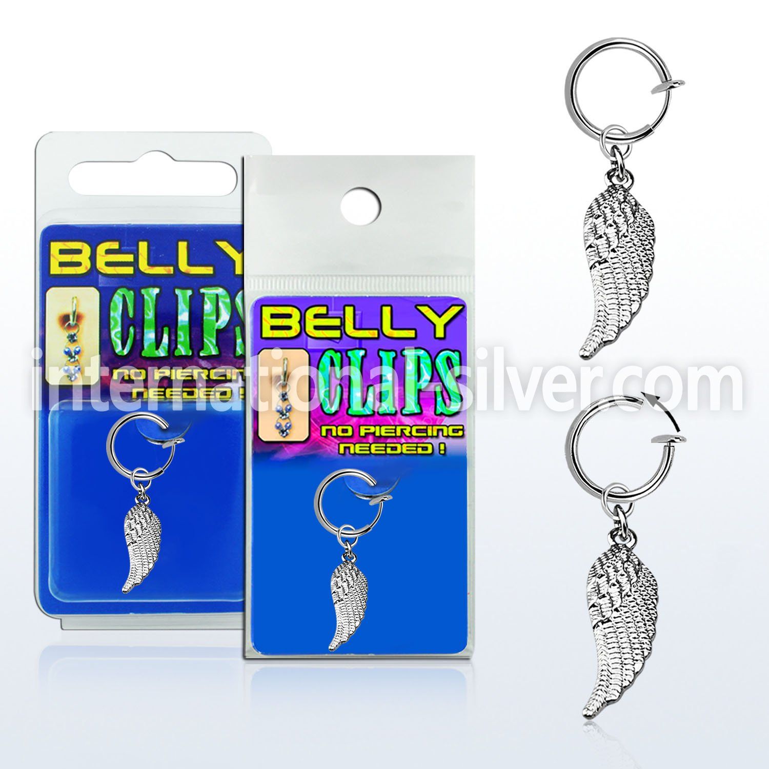 blcp593 fake illusion hoops others belly button