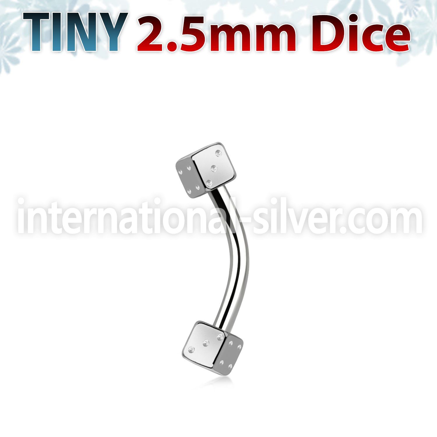 bnes2d25 micro curved barbells surgical steel 316l eyebrow