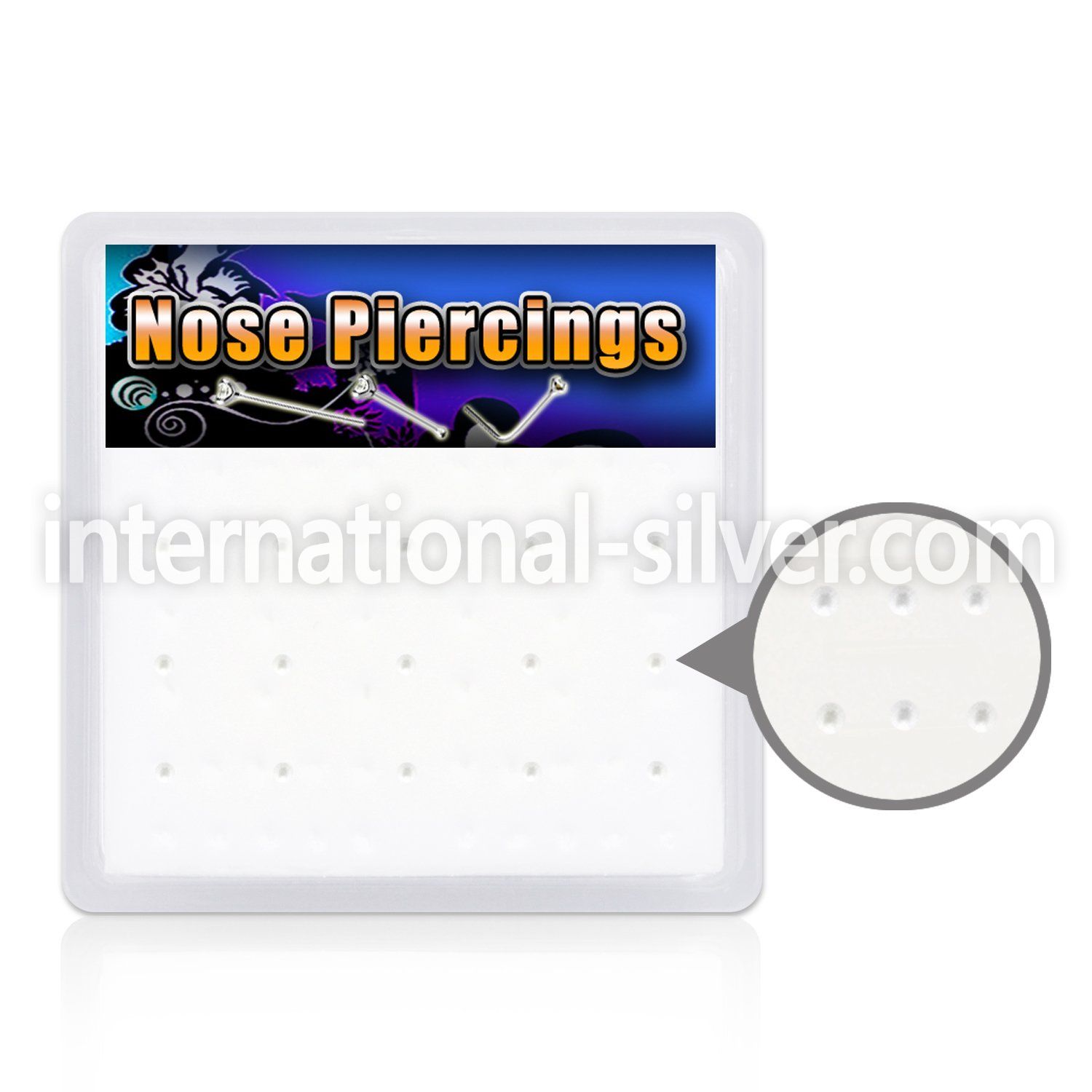 br13a displays acrylic body jewelry belly button