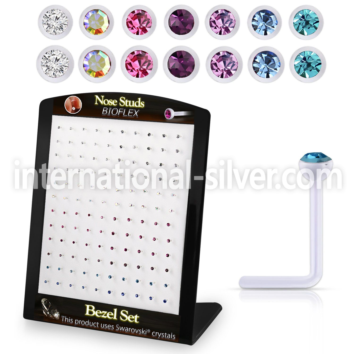 brac26 l shape nose studs bioflex ptfe nose