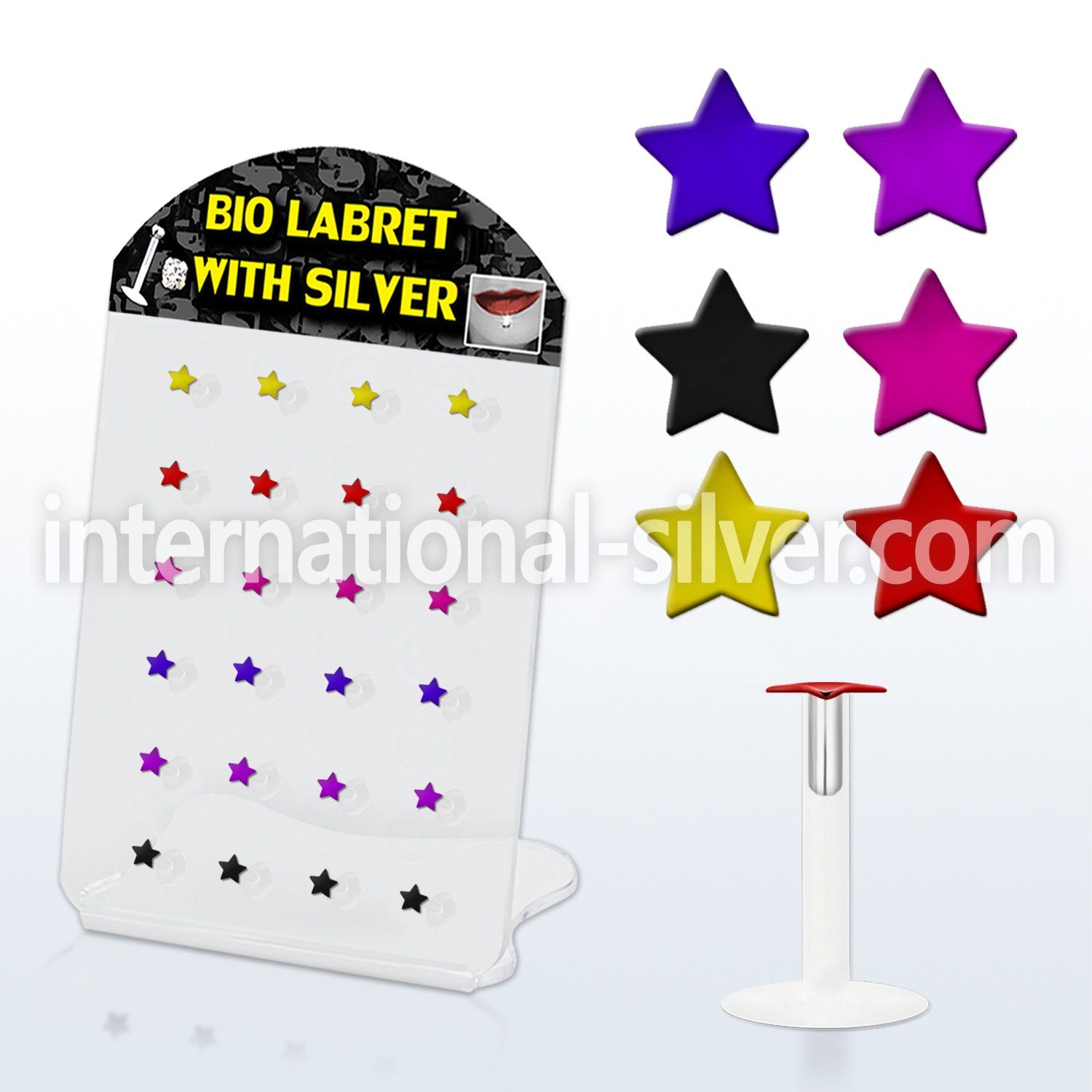 brlbi14 labrets lip rings bioflex ptfe labrets chin