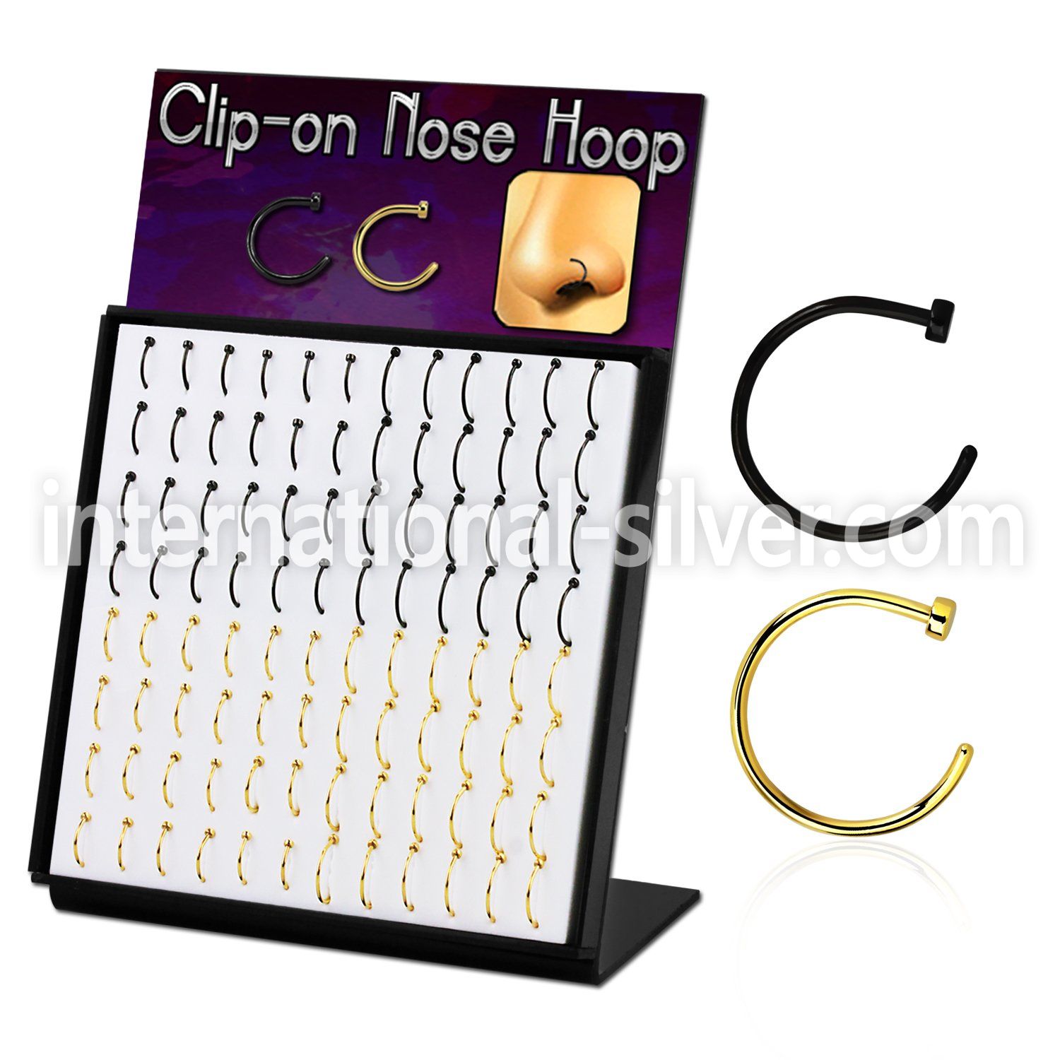 brmcln2 fake illusion body jewelry anodized surgical steel 316l nose
