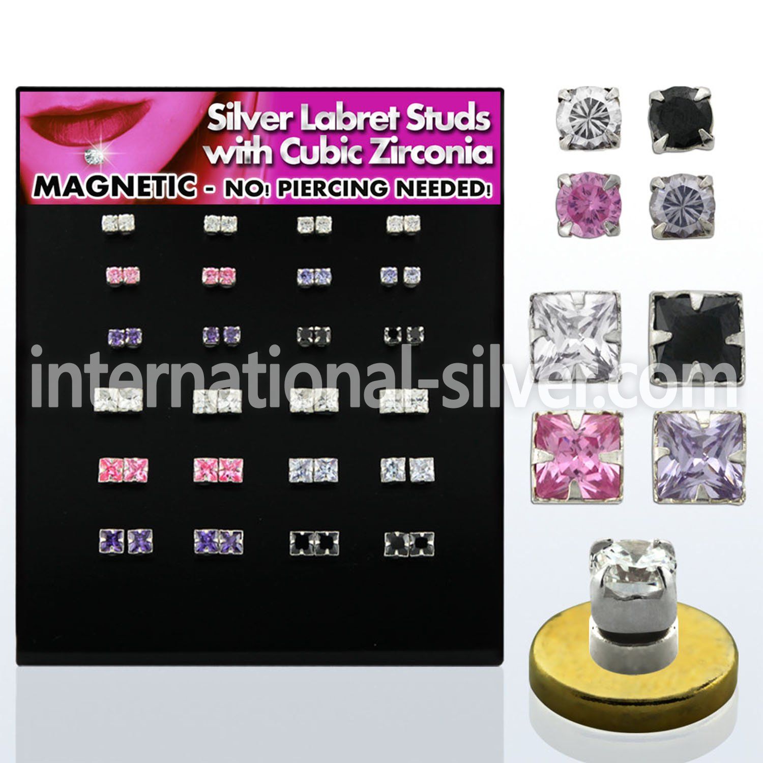brmlzm labrets lip rings silver 925 labrets chin