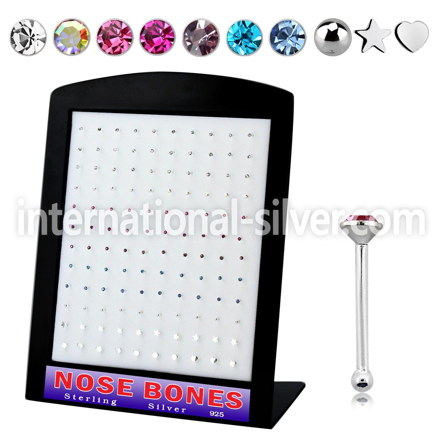 brnbm nose bone silver 925 nose