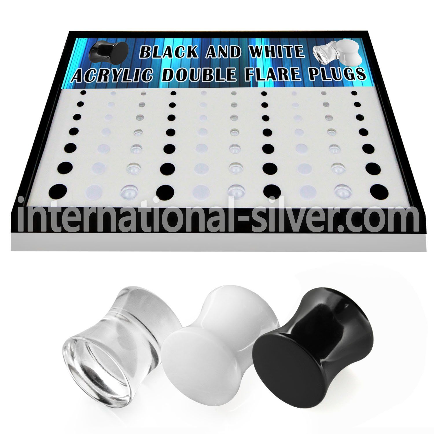 brpg153a plugs gauges acrylic body jewelry ear lobe