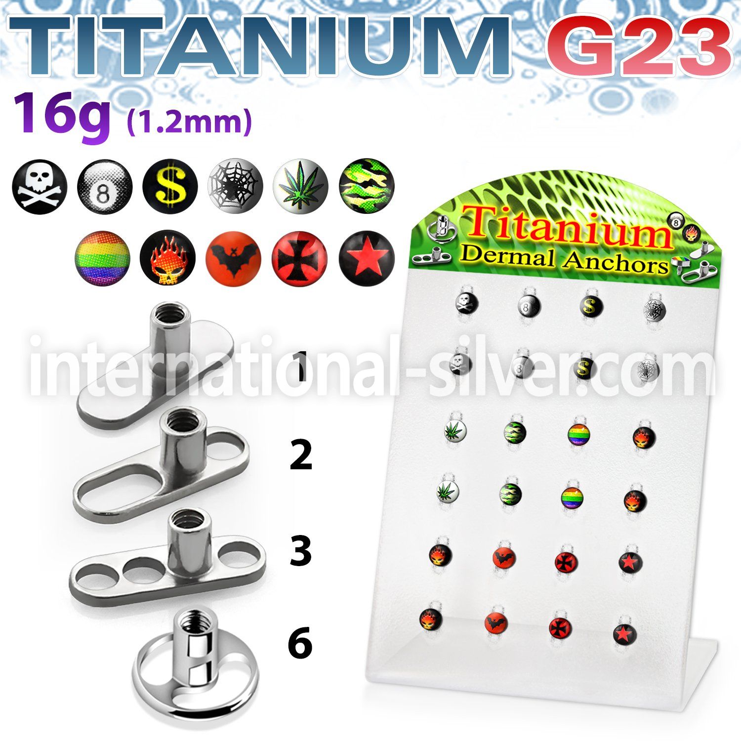 brtsa1 dermals titanium g23 implant grade belly button