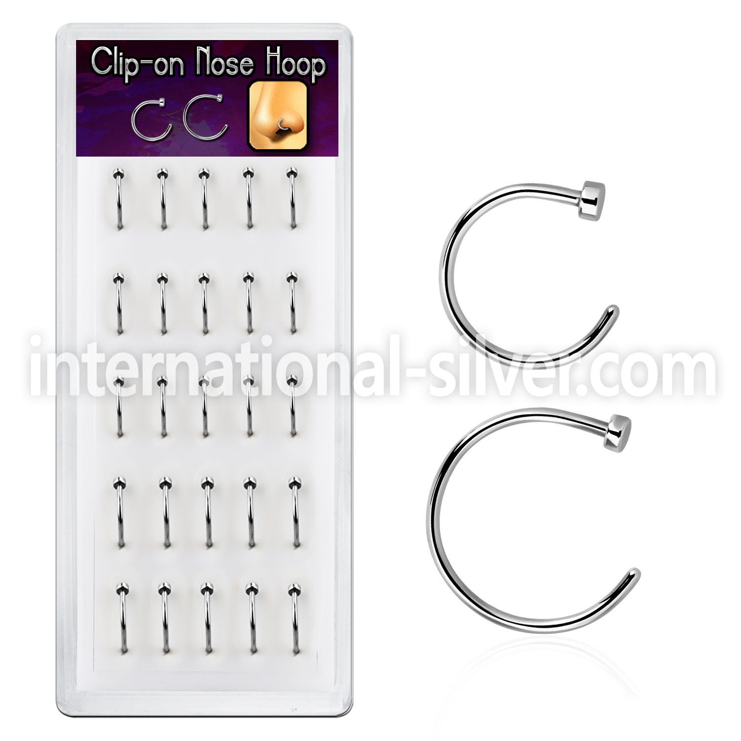 bxcln5 fake illusion body jewelry surgical steel 316l nose