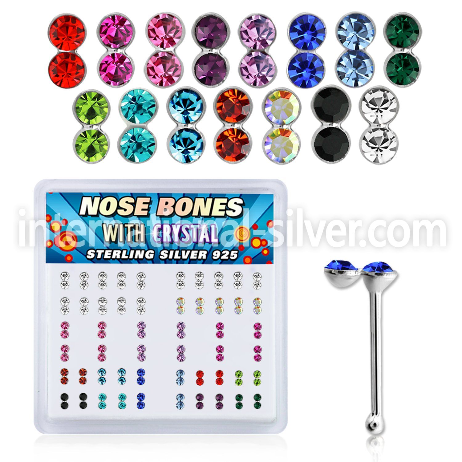 bxdbm nose bone silver 925 nose