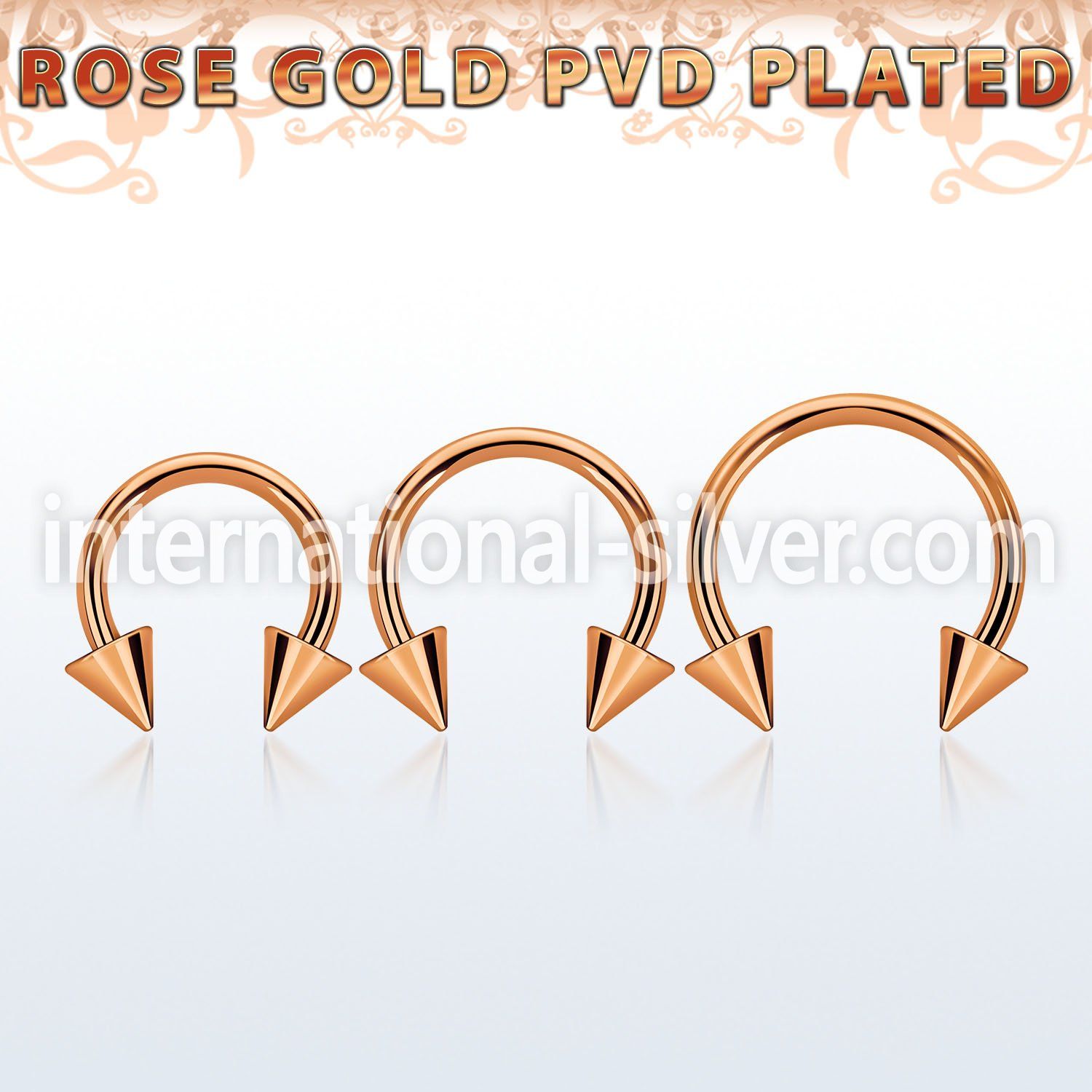 cbttcn horseshoes anodized surgical steel 316l ear lobe