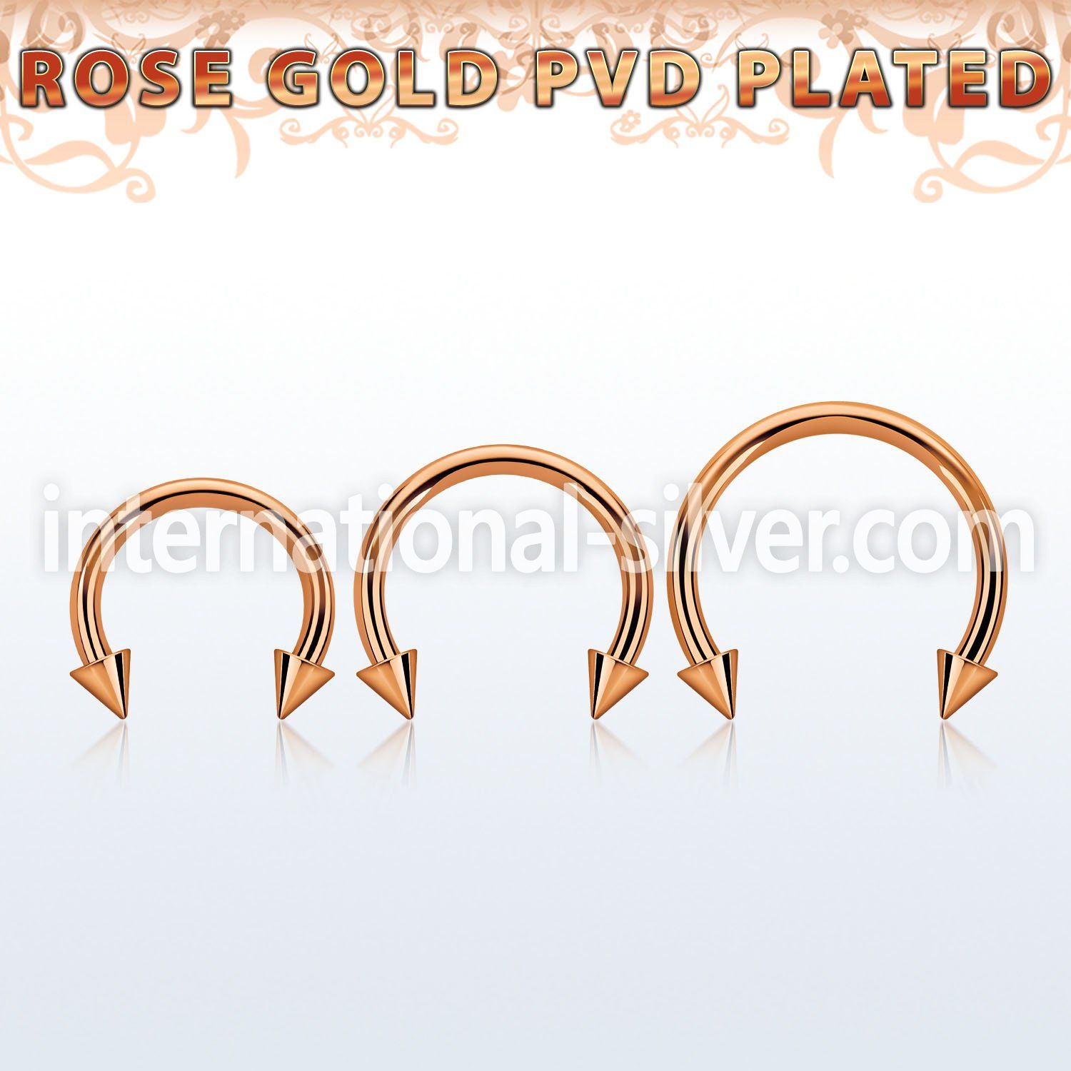 cbttcns horseshoes anodized surgical steel 316l ear lobe