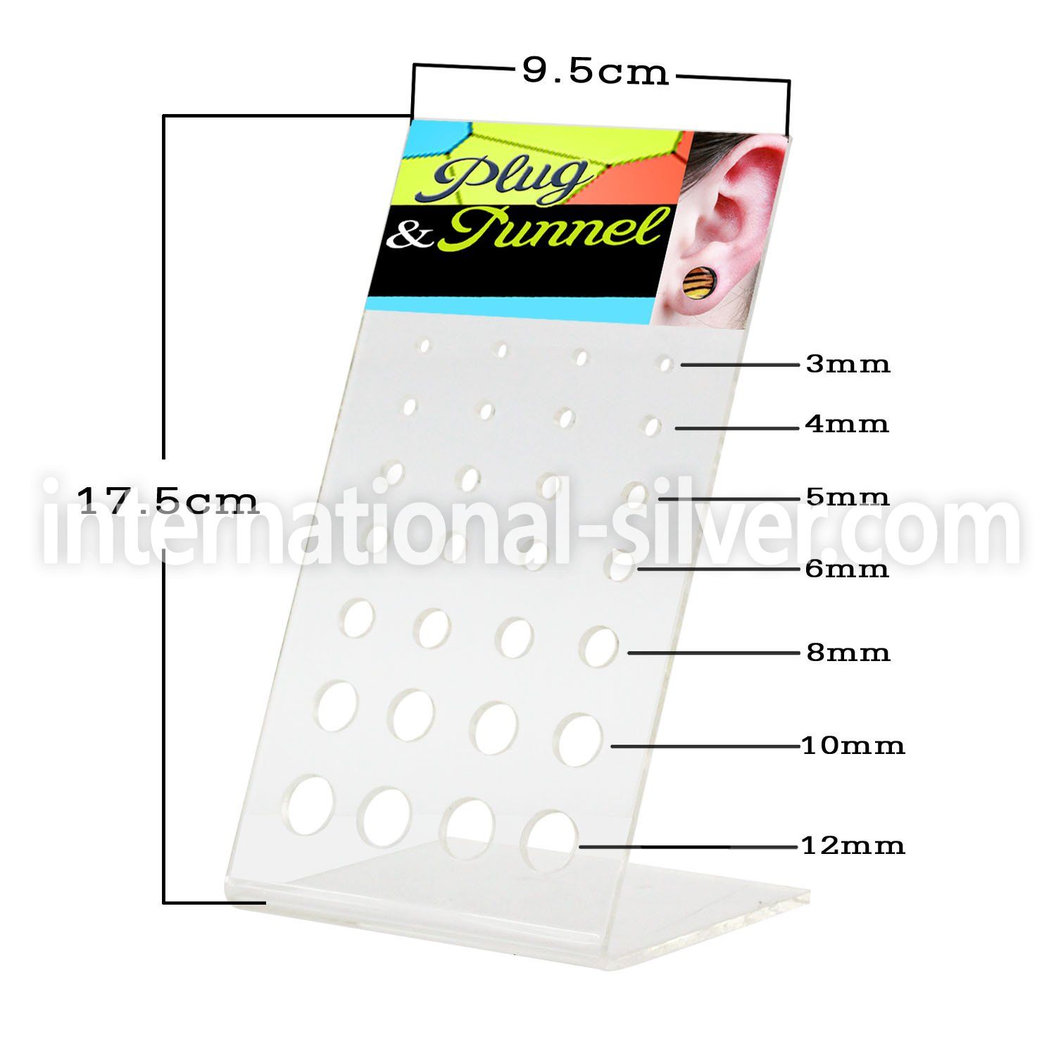 dac30 displays acrylic body jewelry belly button