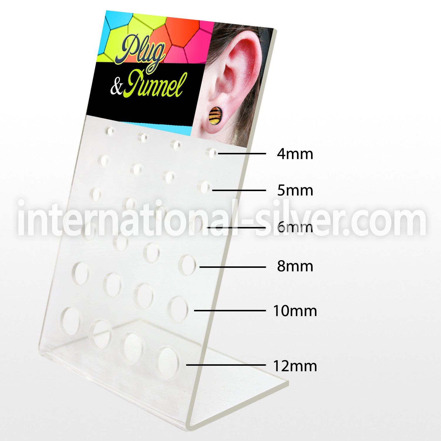 dac84 displays acrylic body jewelry belly button