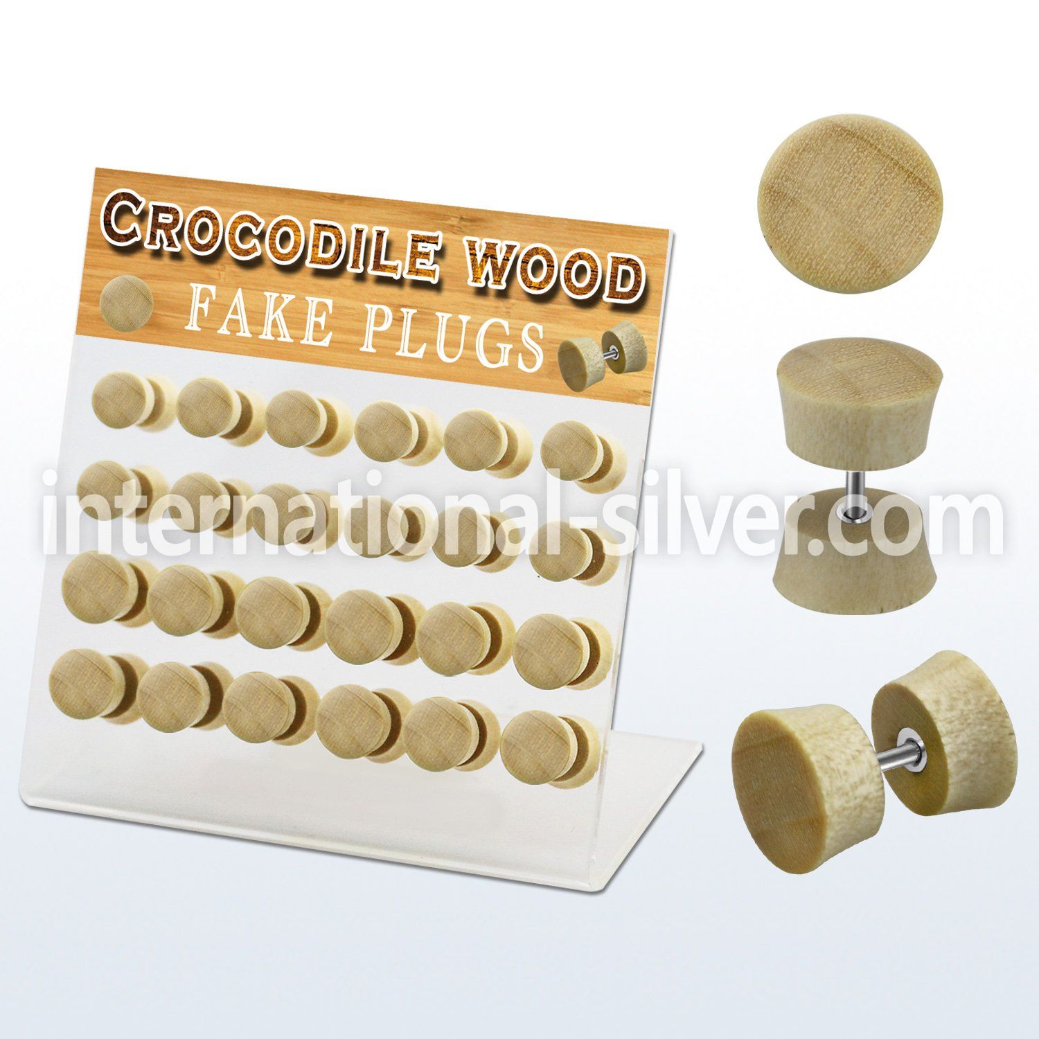 dacb173 cheaters  illusion plugs and tapers organic body jewelry ear lobe