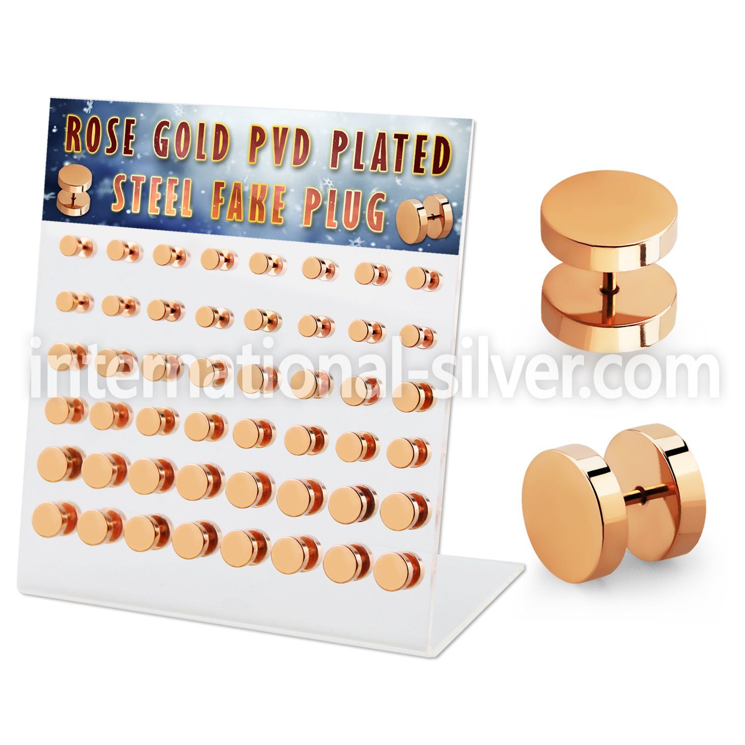 dacb213 cheaters  illusion plugs and tapers anodized surgical steel 316l ear lobe