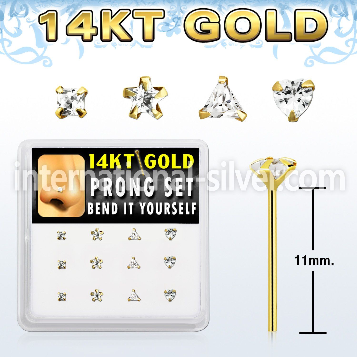 dgys13 gold nose hoops nose piercing