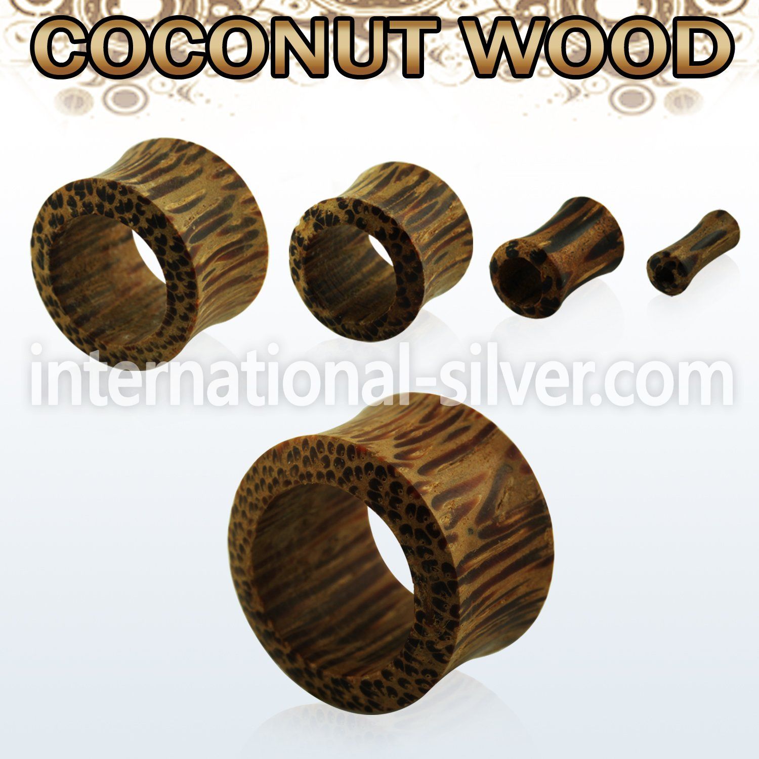 dpwb tunnels gauges organic body jewelry ear lobe