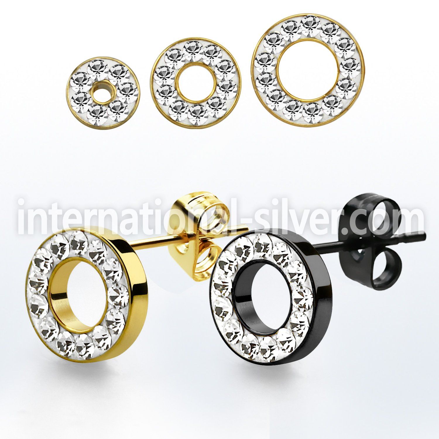 erftf cheaters  illusion plugs and tapers anodized surgical steel 316l ear lobe