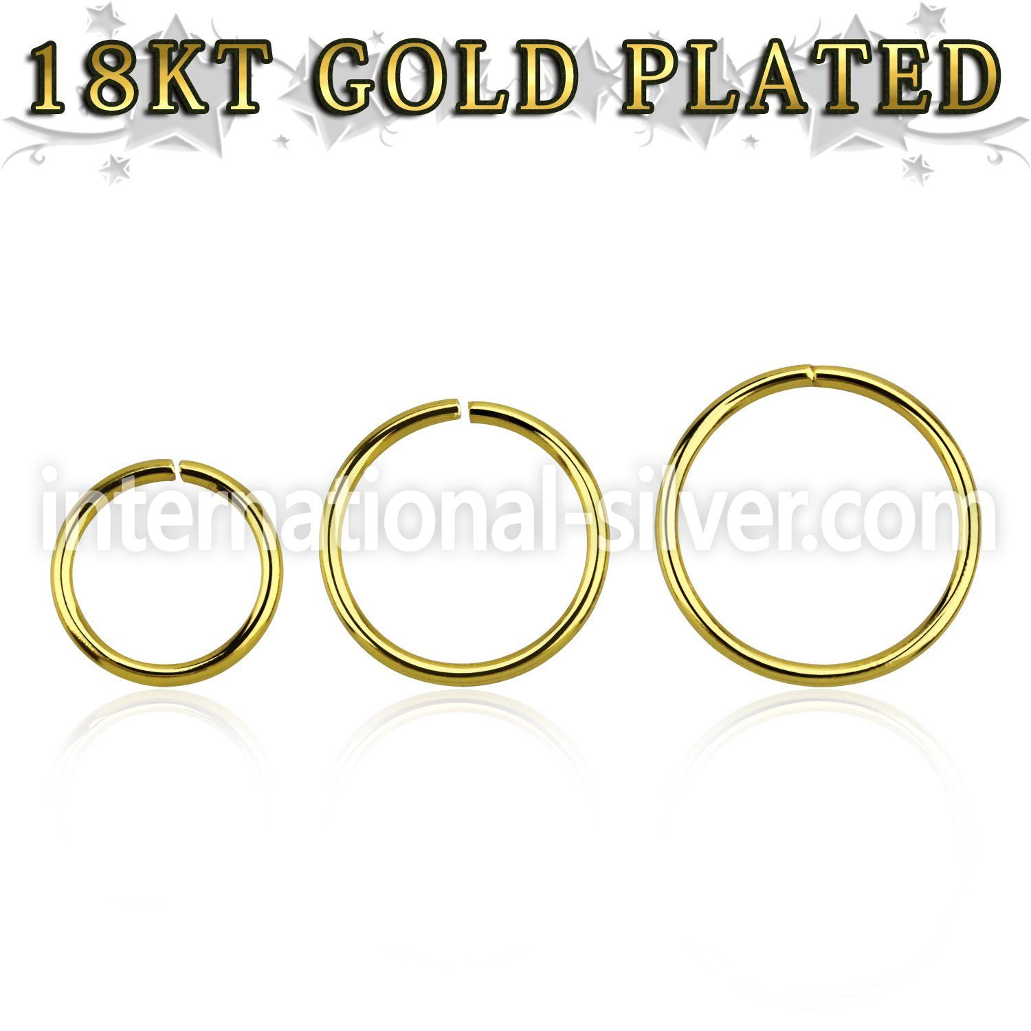 gpsel20 seamless segment rings silver 925 eyebrow