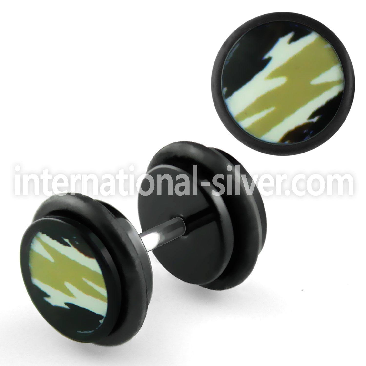 ilagr2 cheaters  illusion plugs and tapers acrylic body jewelry belly button