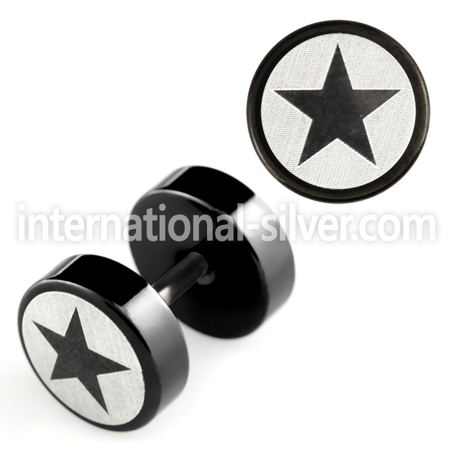 ipls5 cheaters  illusion plugs and tapers anodized surgical steel 316l ear lobe