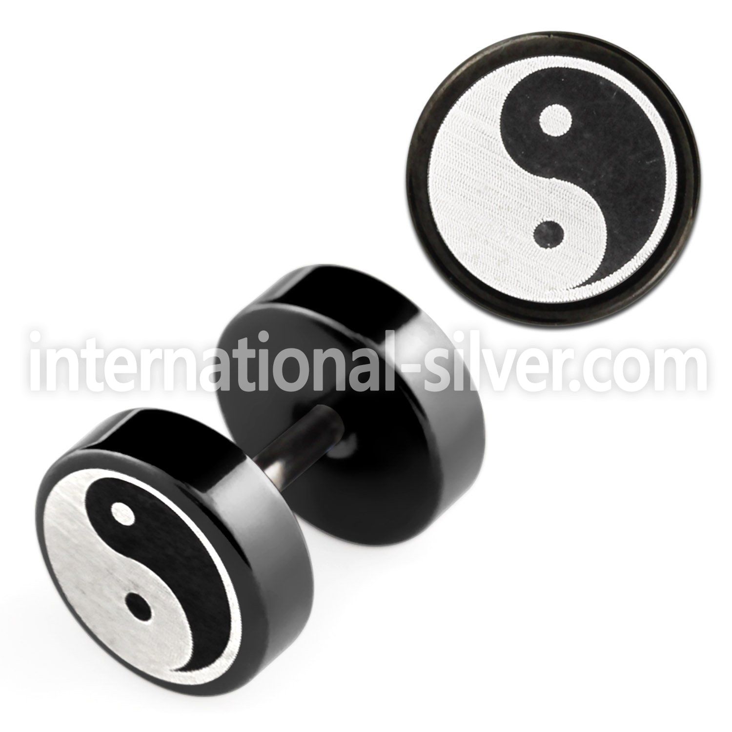 ipls6 cheaters  illusion plugs and tapers anodized surgical steel 316l ear lobe