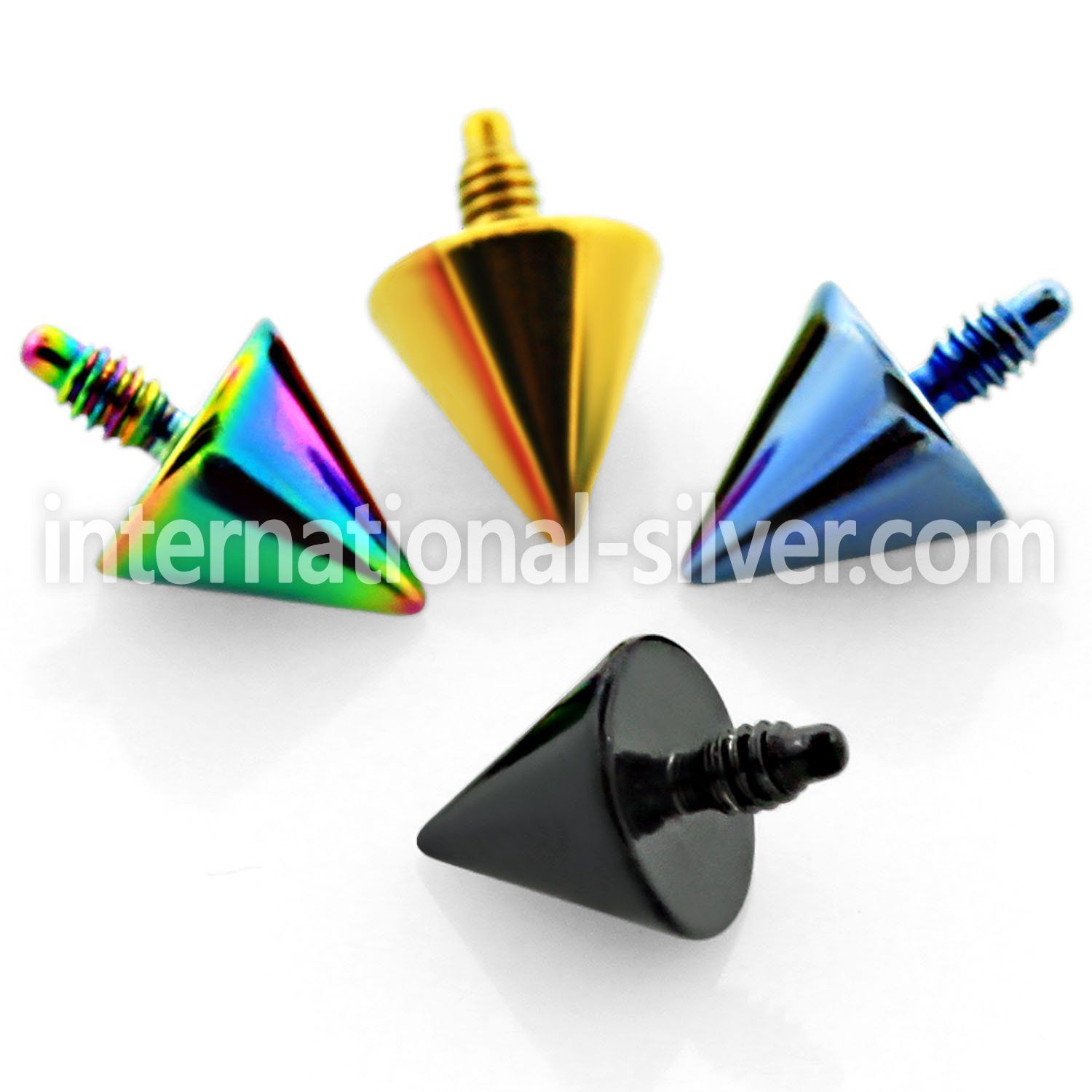itcn4 dermals anodized surgical steel 316l belly button