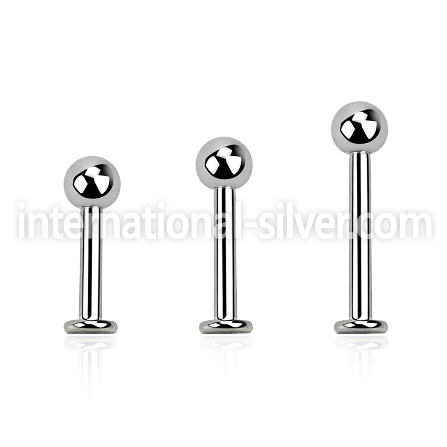 lbb4 labrets lip rings surgical steel 316l labrets chin