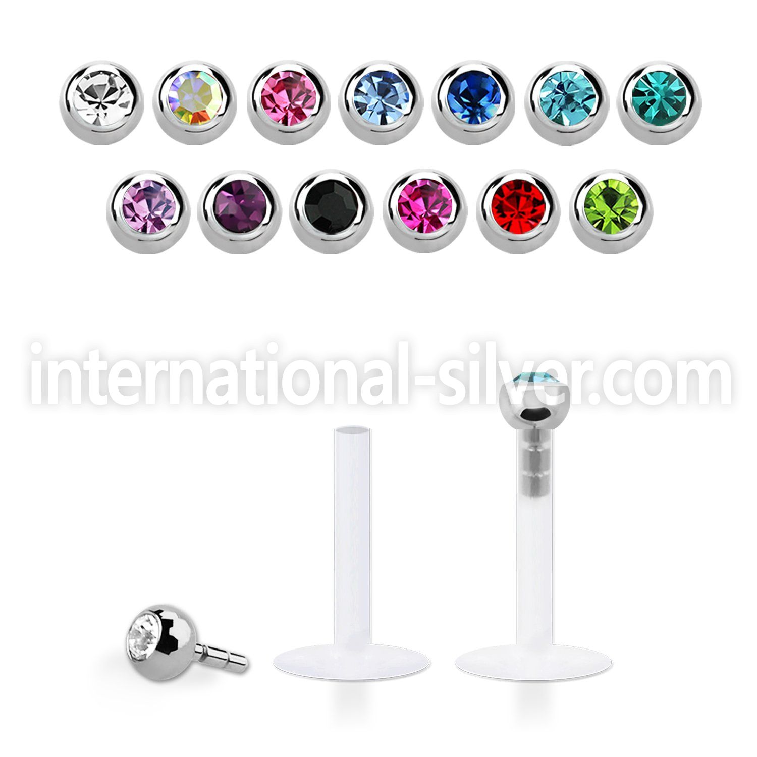 lbijb labrets lip rings bioflex ptfe labrets chin