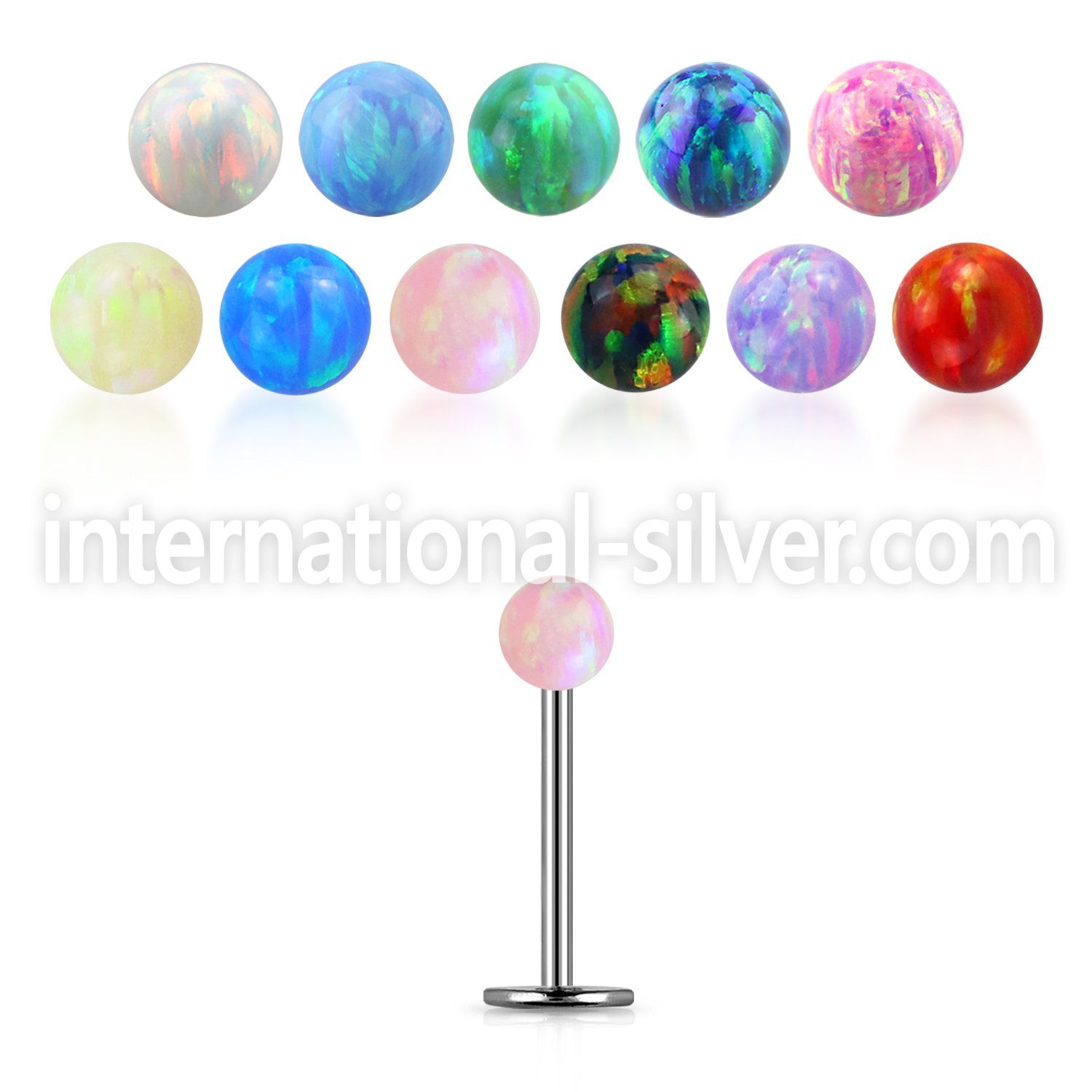 lbop3xs surgical steel labrets lower lip tragus upper lip monroe piercing