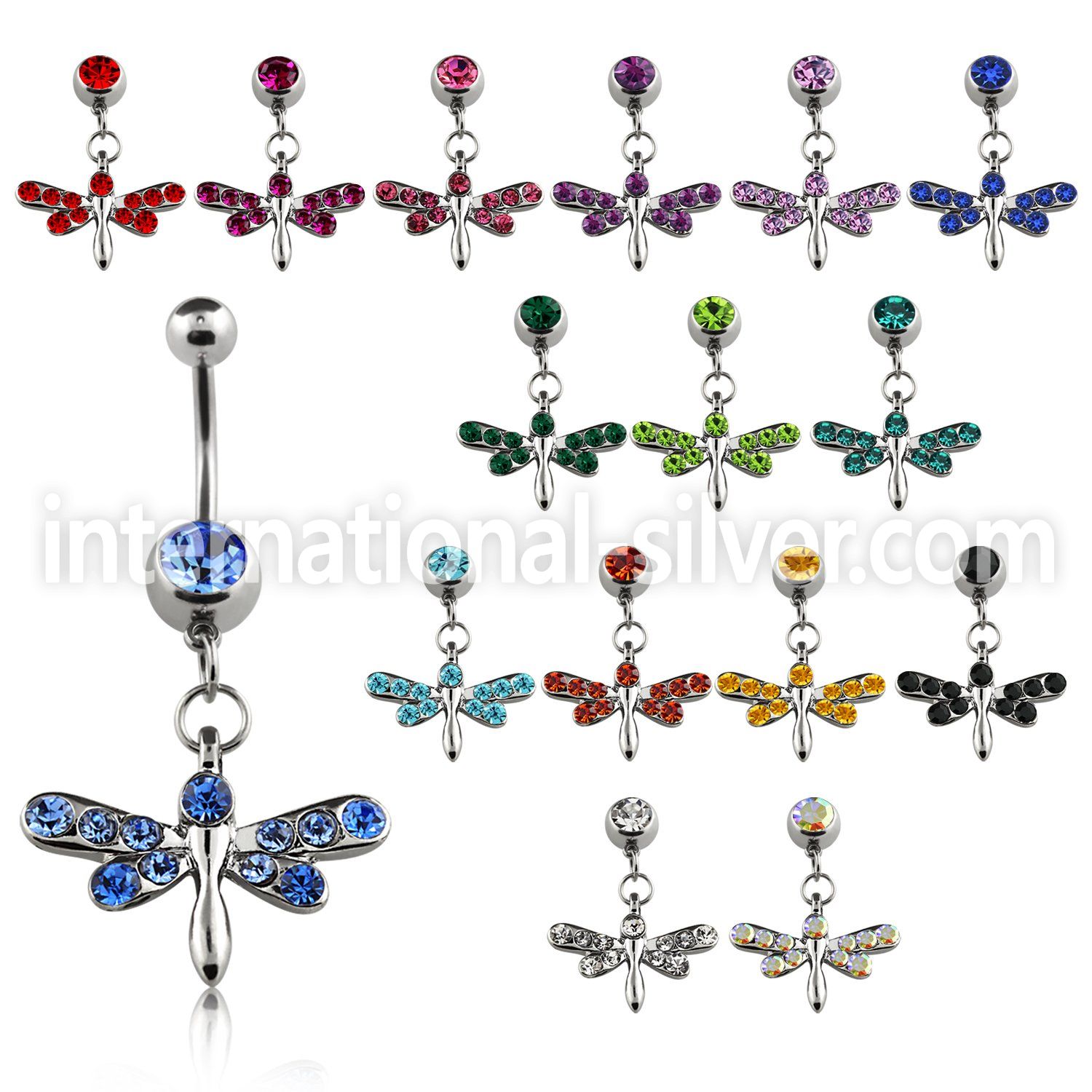 mcddg belly rings surgical steel 316l belly button