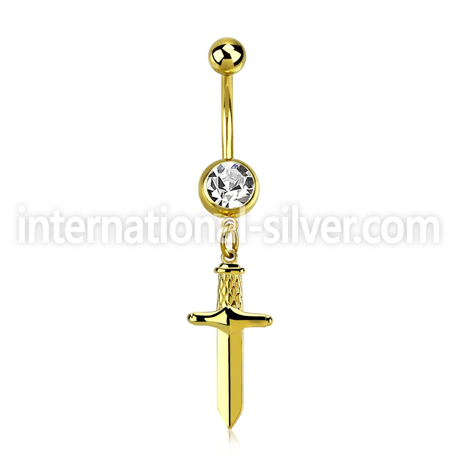 mdk768 anodized surgical steel belly bananas belly piercing