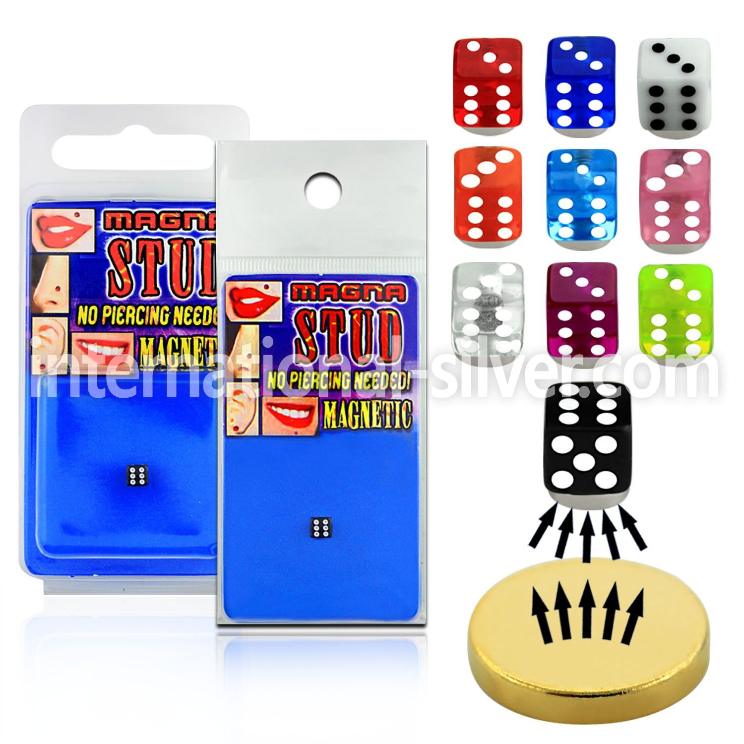 mgvdi4 fake illusion body jewelry acrylic body jewelry nose