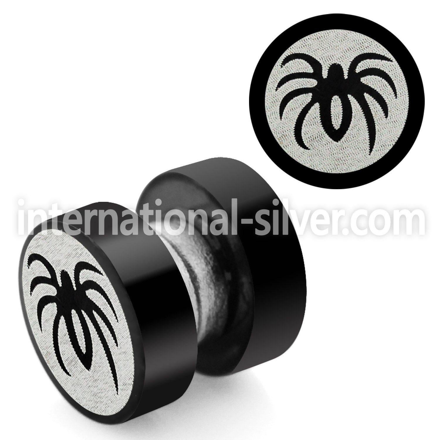 mpls11 cheaters  illusion plugs and tapers anodized surgical steel 316l ear lobe