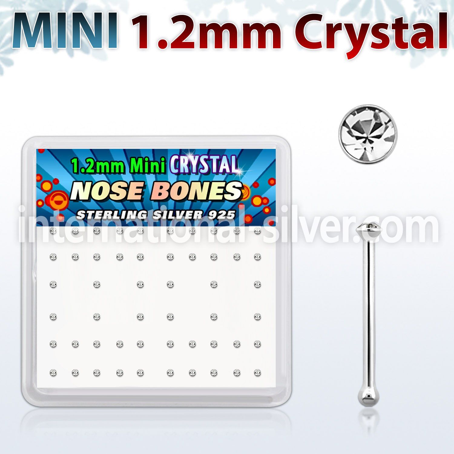 nb5cx 925 silver nose bones nose piercing