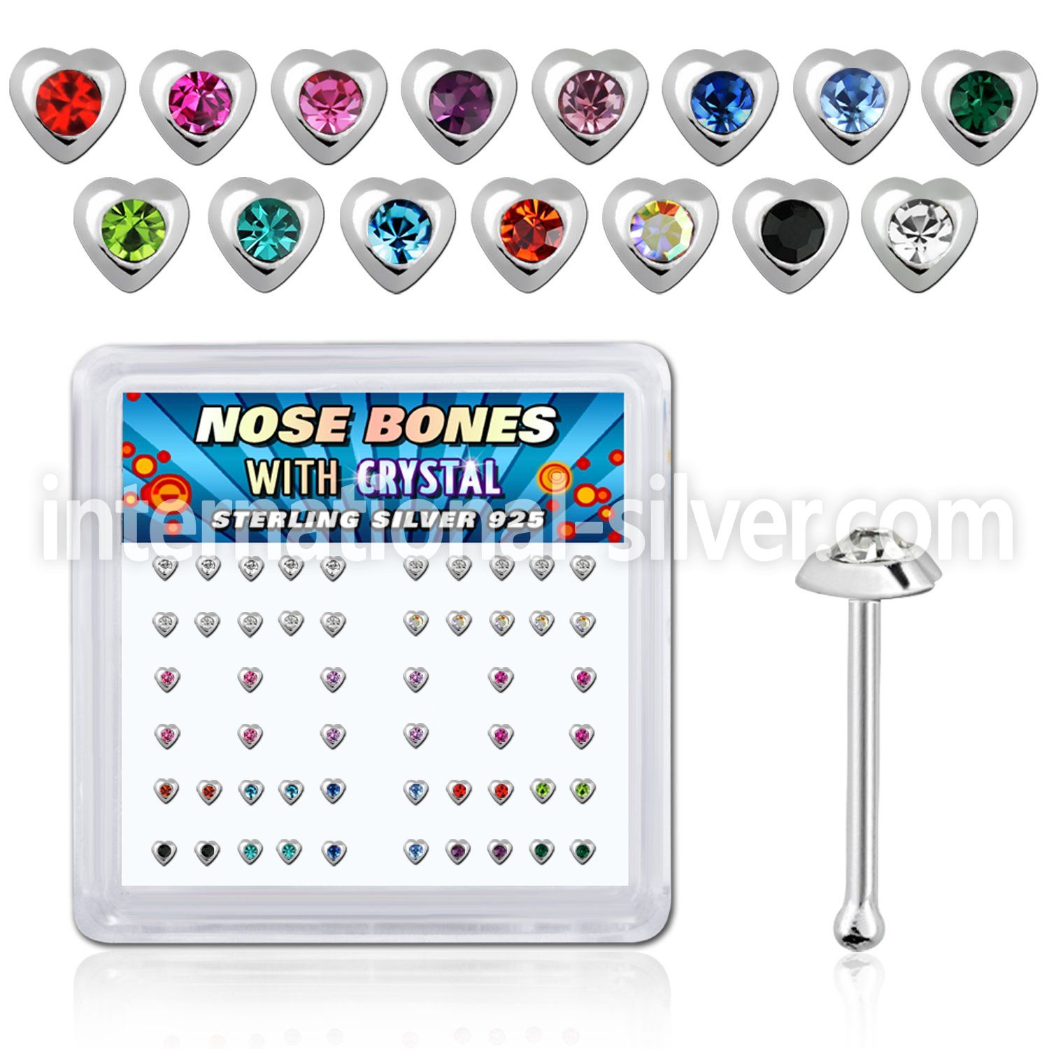 nbhrbxm nose bone silver 925 nose