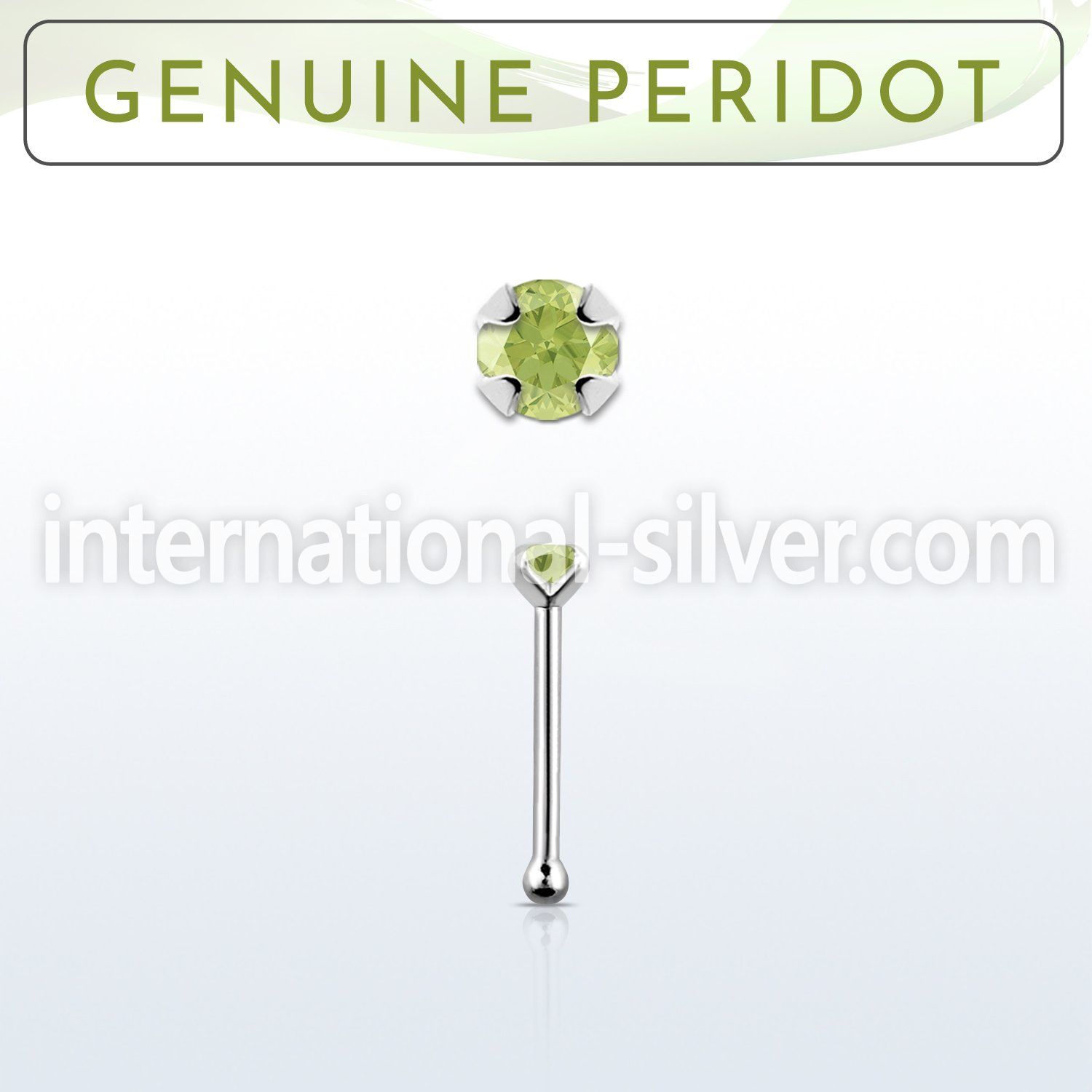 nbpge4 nose bone silver 925 nose