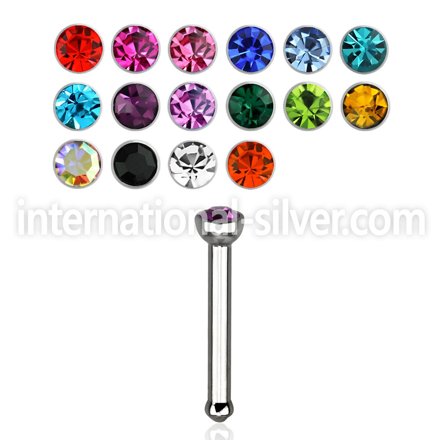 nbs20 nose bone surgical steel 316l nose