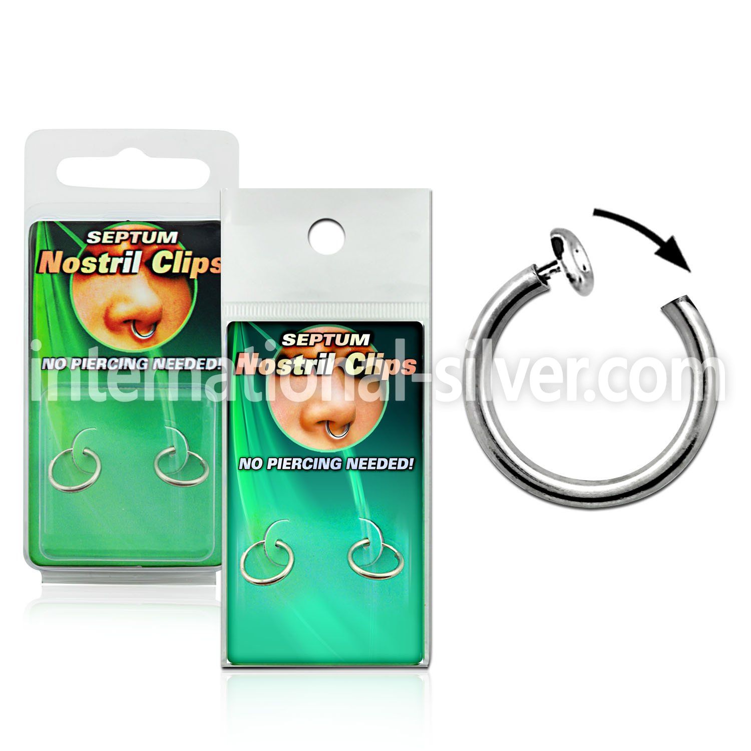 nocirx fake illusion hoops others belly button