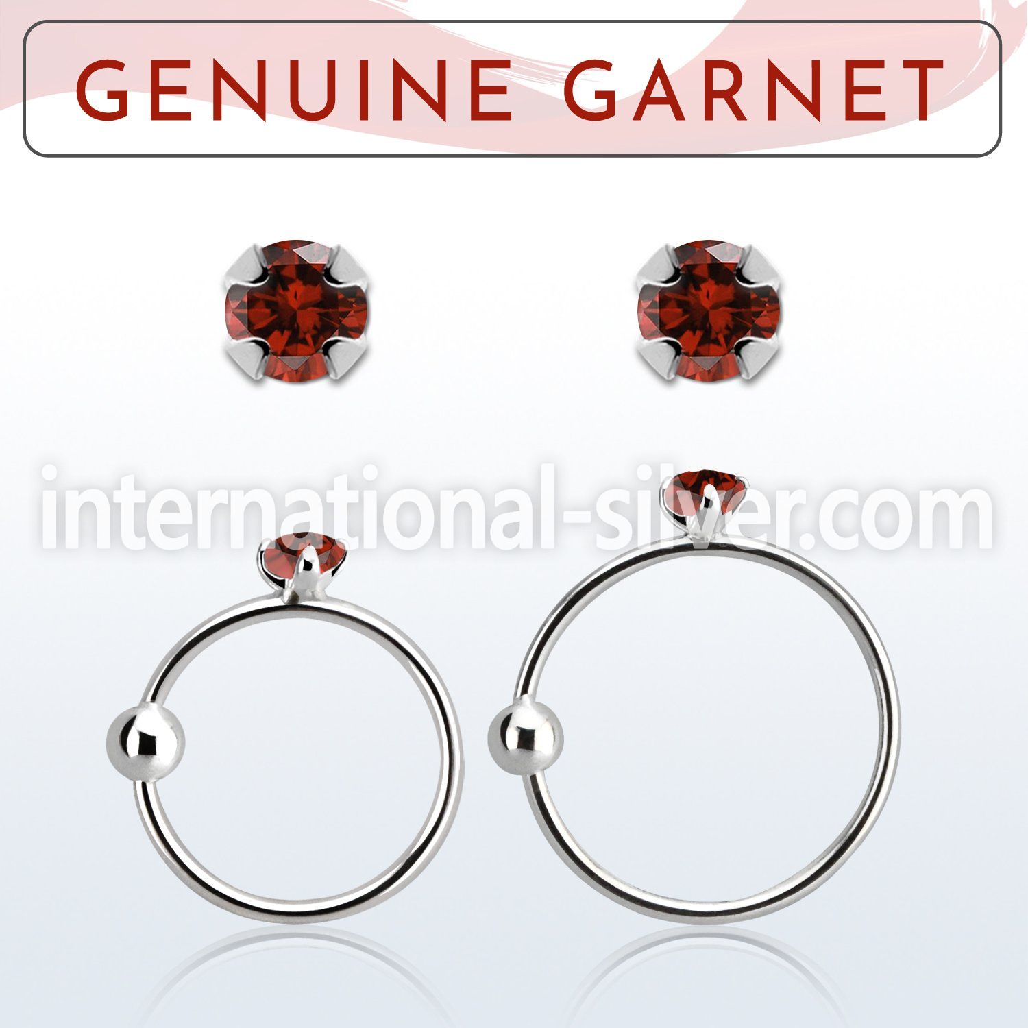 nrge2 nose hoop silver 925 nose
