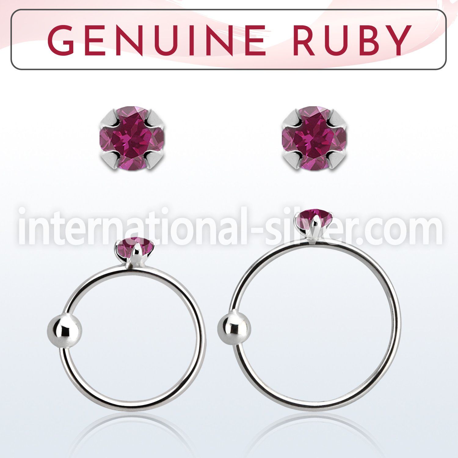 nrge5 nose hoop silver 925 nose