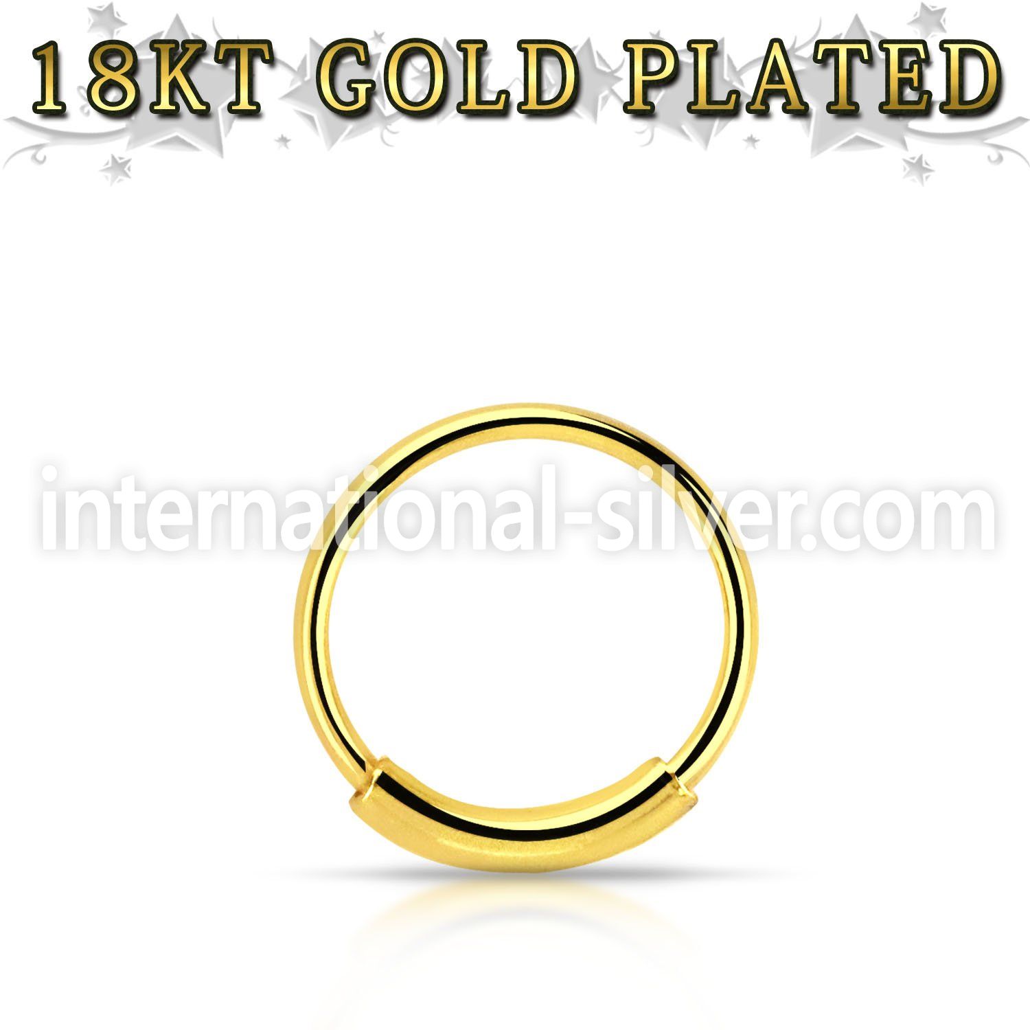 ns01rg nose hoop silver 925 nose