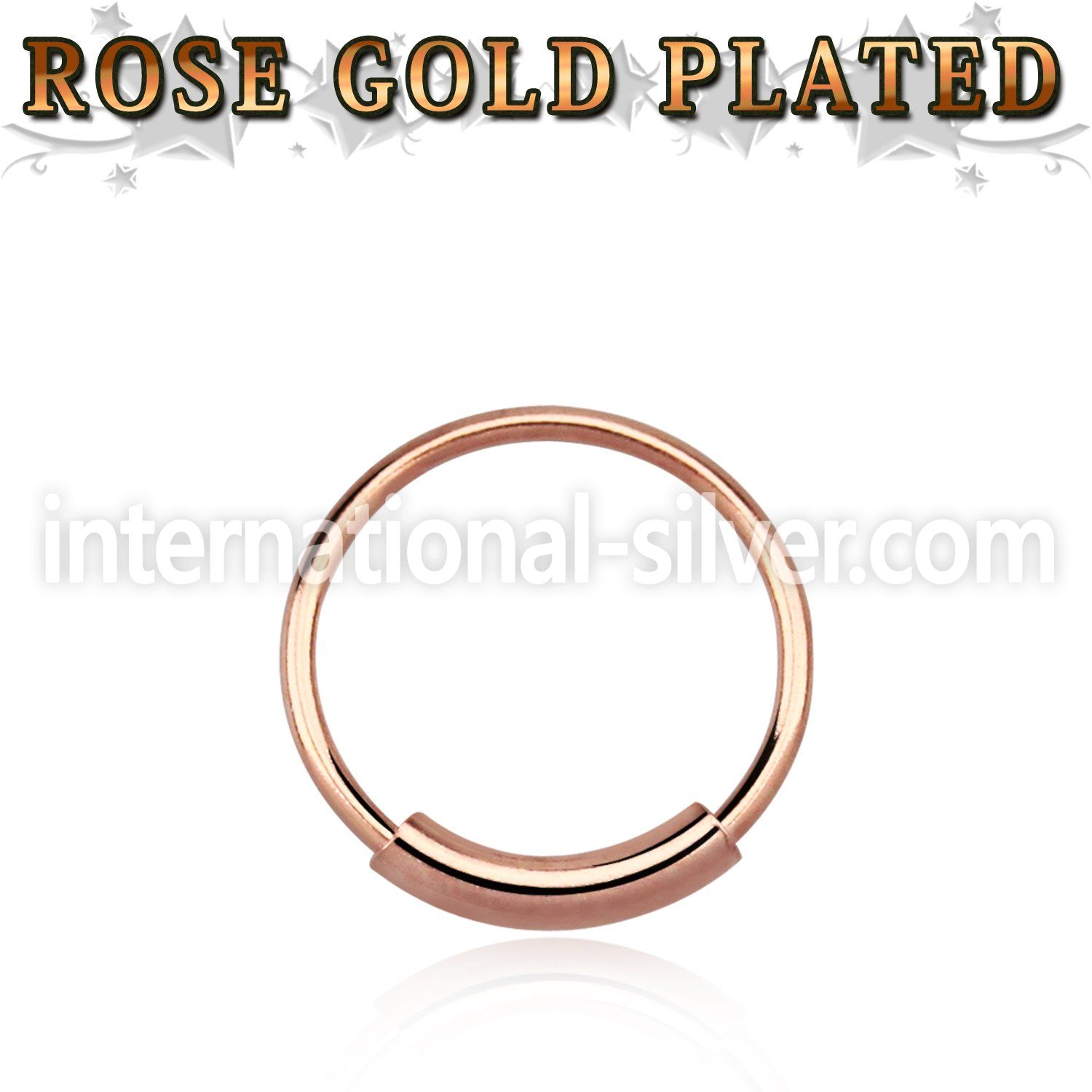 ns01rs nose hoop silver 925 nose