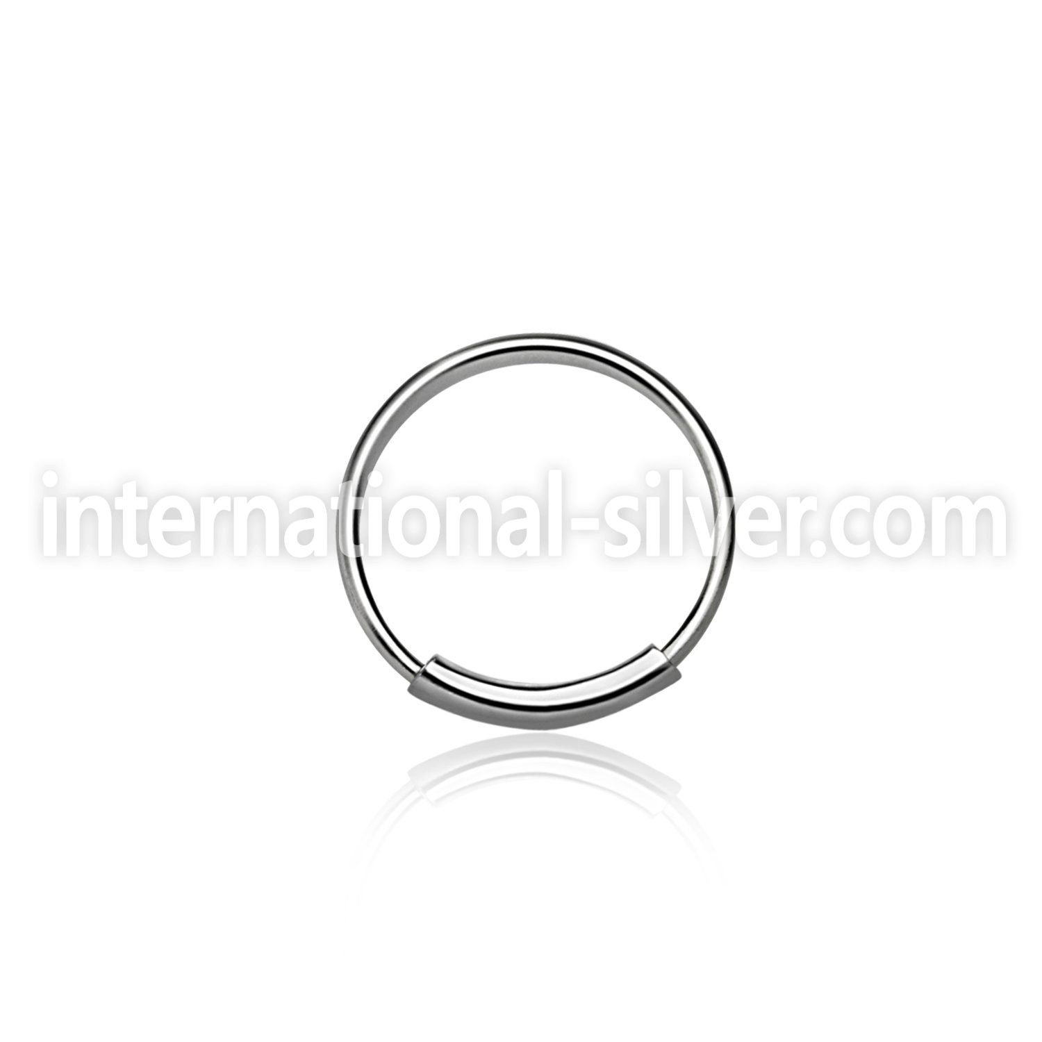 ns02 nose hoop silver 925 nose