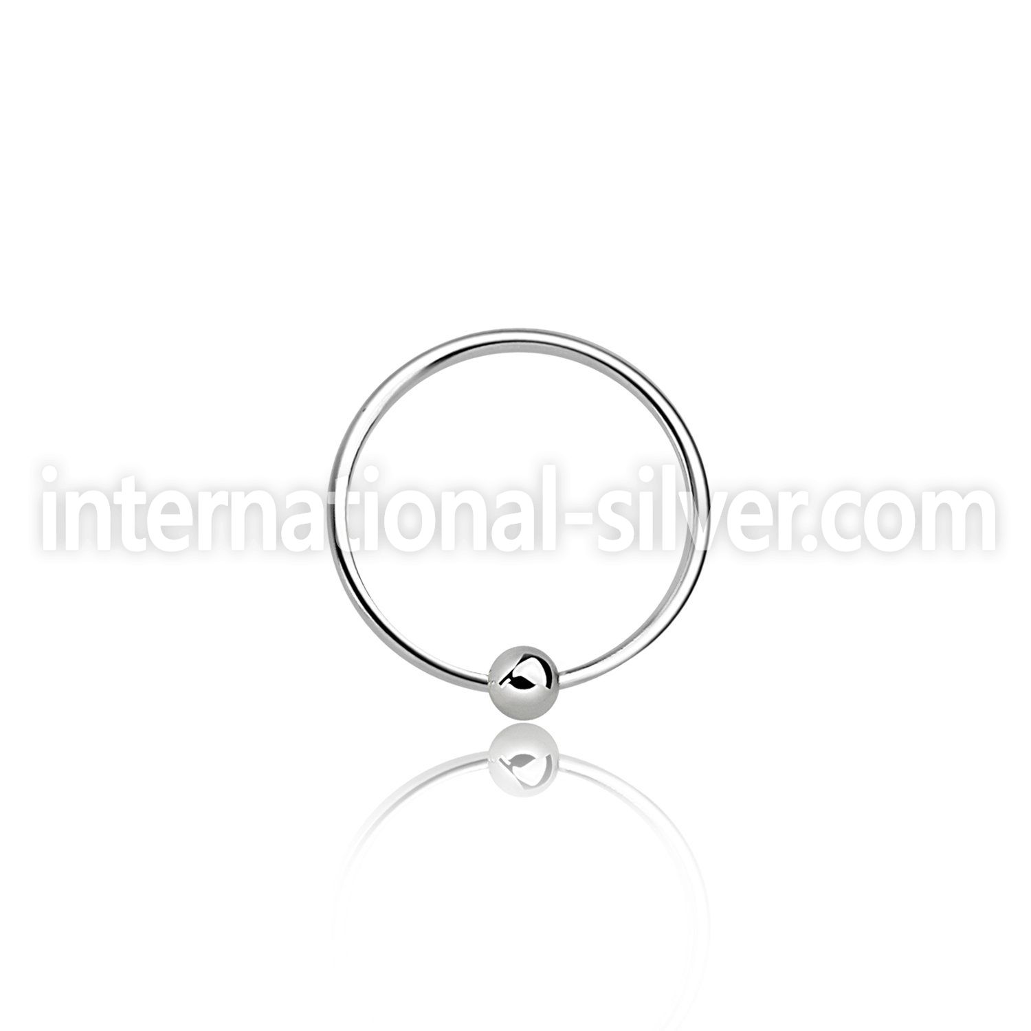 ns06 nose hoop silver 925 nose