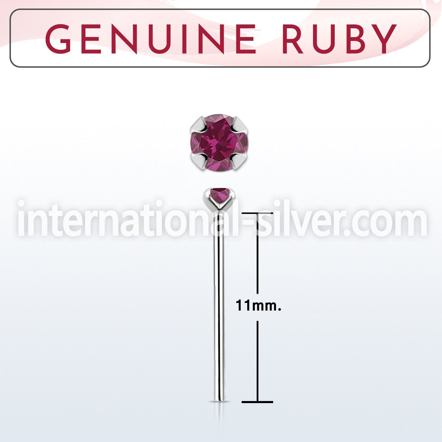 nypge5 bend it to fit nose studs silver 925 nose