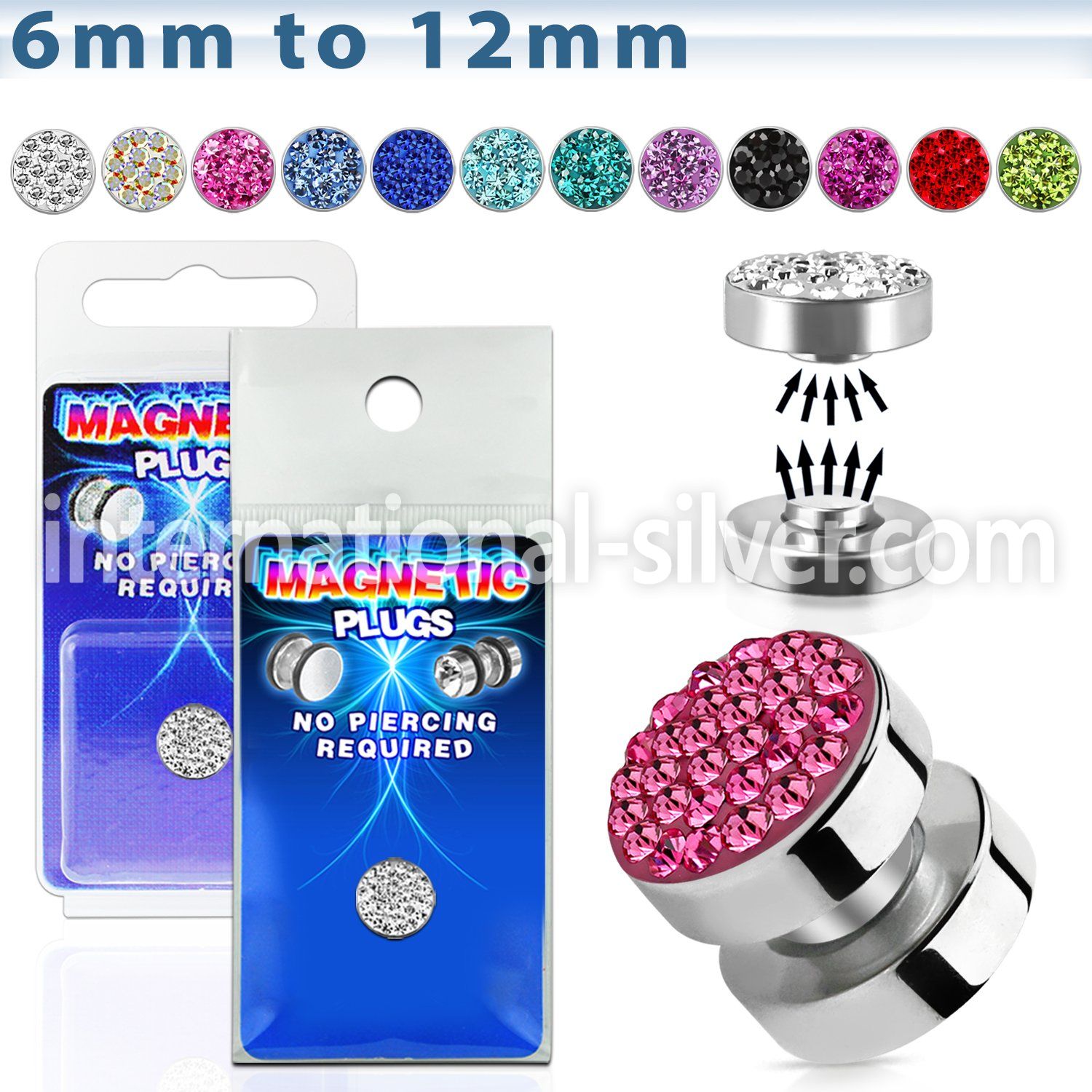 pkmp103 cheaters  illusion plugs and tapers surgical steel 316l belly button
