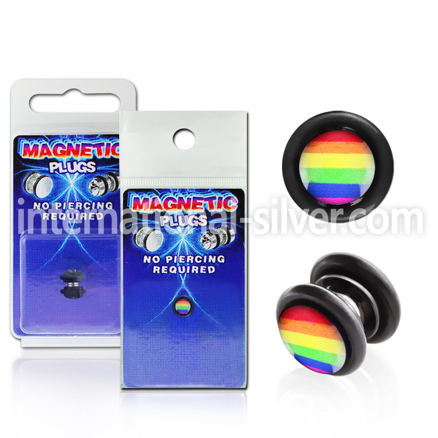 pkmp75 cheaters  illusion plugs and tapers acrylic body jewelry belly button