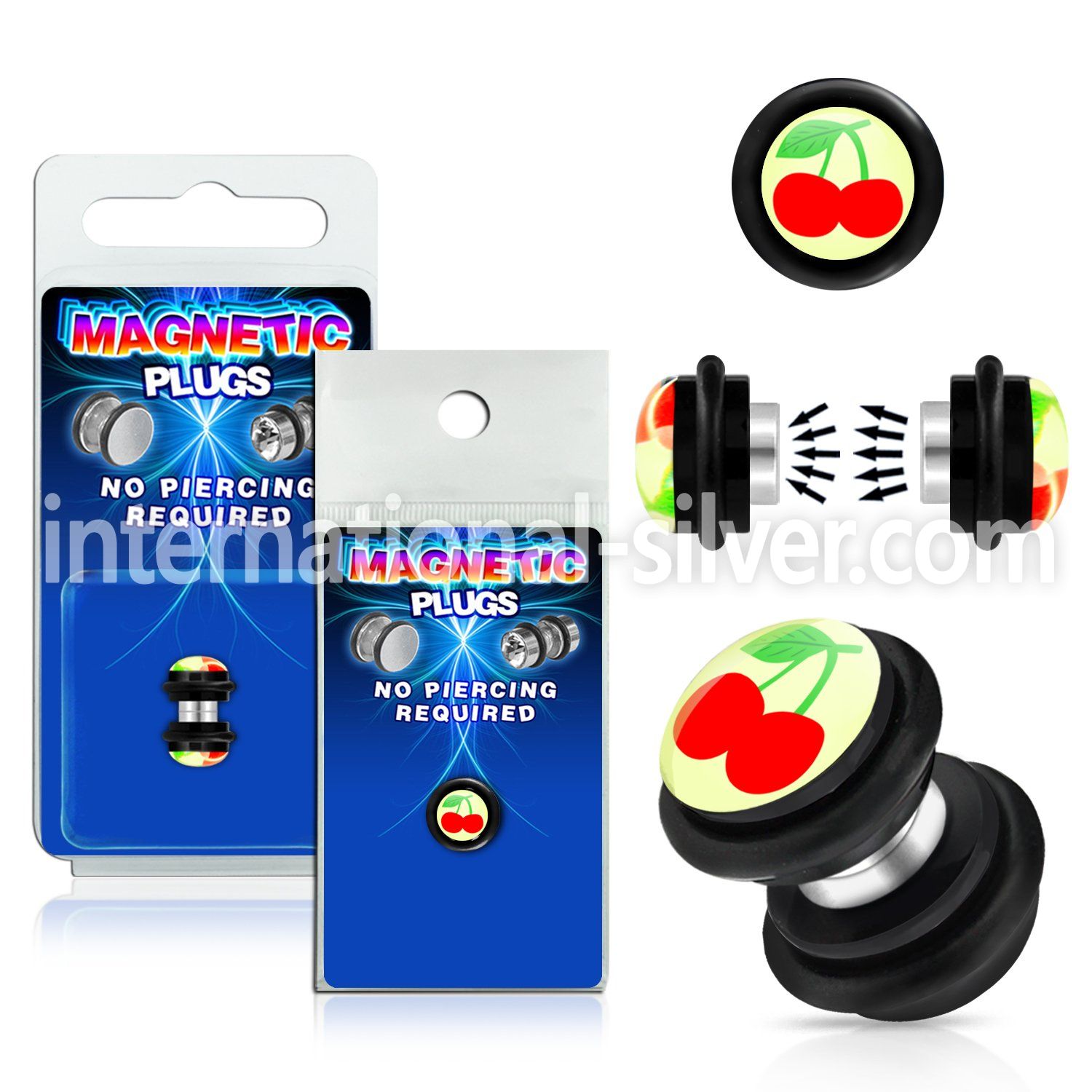 pkmp83 cheaters  illusion plugs and tapers acrylic body jewelry belly button