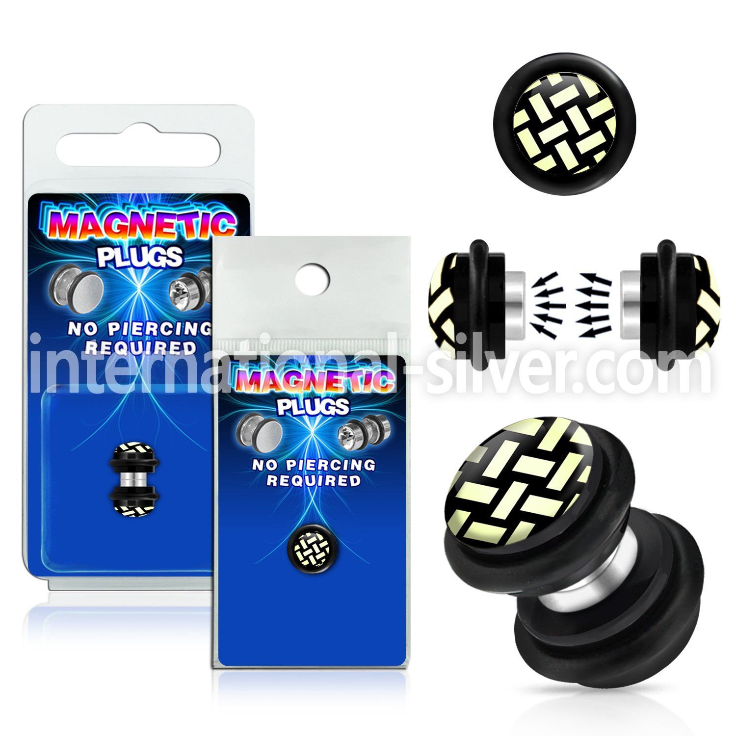 pkmp85 cheaters  illusion plugs and tapers acrylic body jewelry belly button