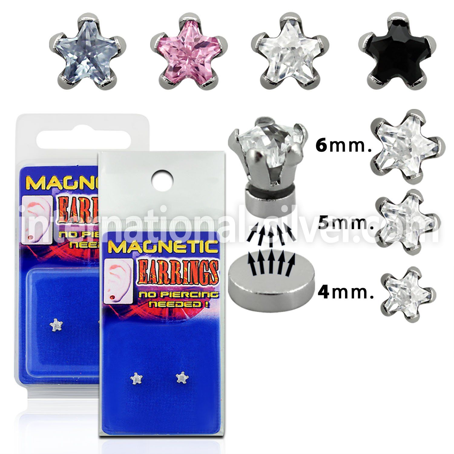 pkmss fake illusion body jewelry surgical steel 316l belly button